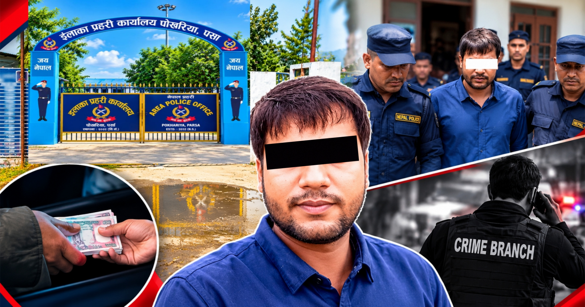 ‘क्राइम ब्रान्च’ प्रहरी भन्दै व्यापारीसँग रकम असुलीको आरोप, पोखरियाका पासवान सोधपुछपछि छुटे