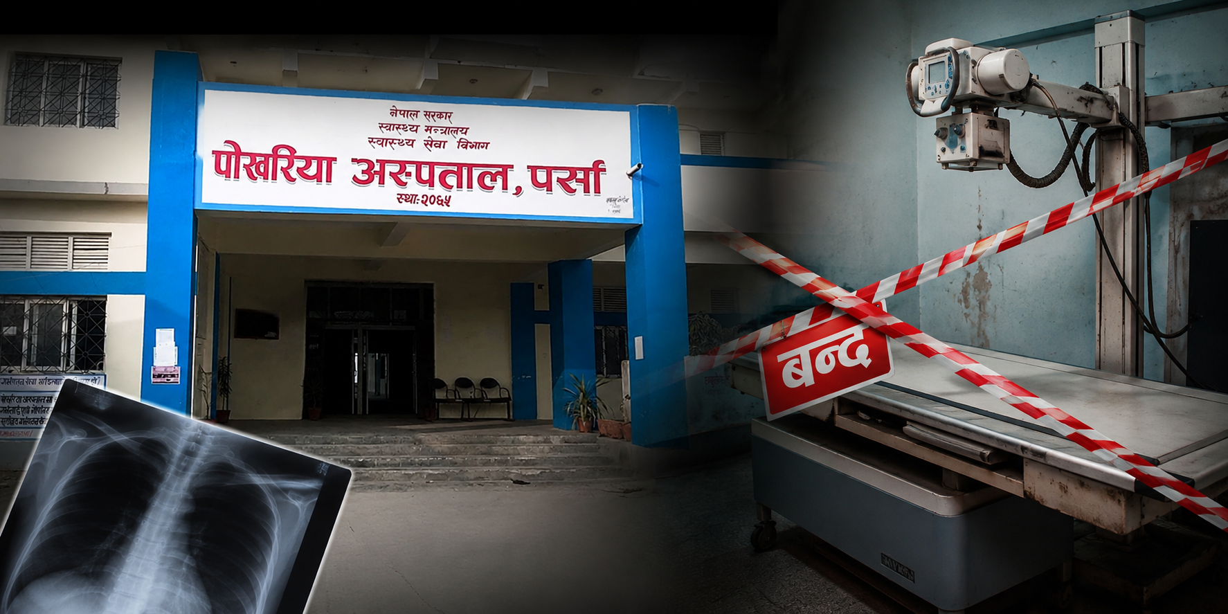 पोखरिया प्रादेशिक अस्पतालको एक्सरे सेवा पटक–पटक बन्द, मर्मतमा लापरबाहीको आरोप