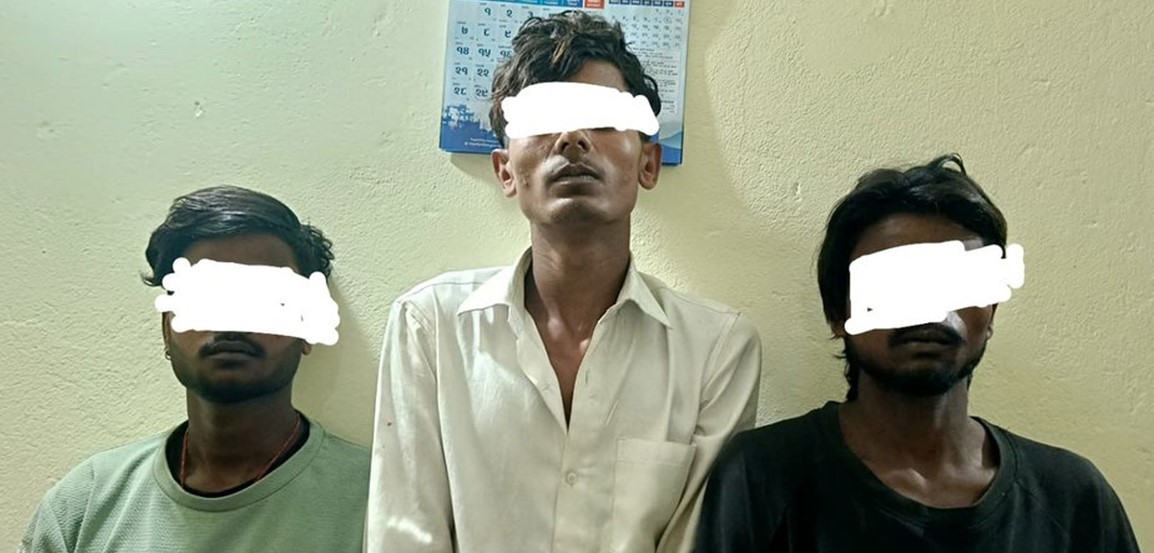 पर्सामा वृद्धाको हत्या र लुटपाट आरोपमा तीन जना पुर्पक्षका लागि थुनामा