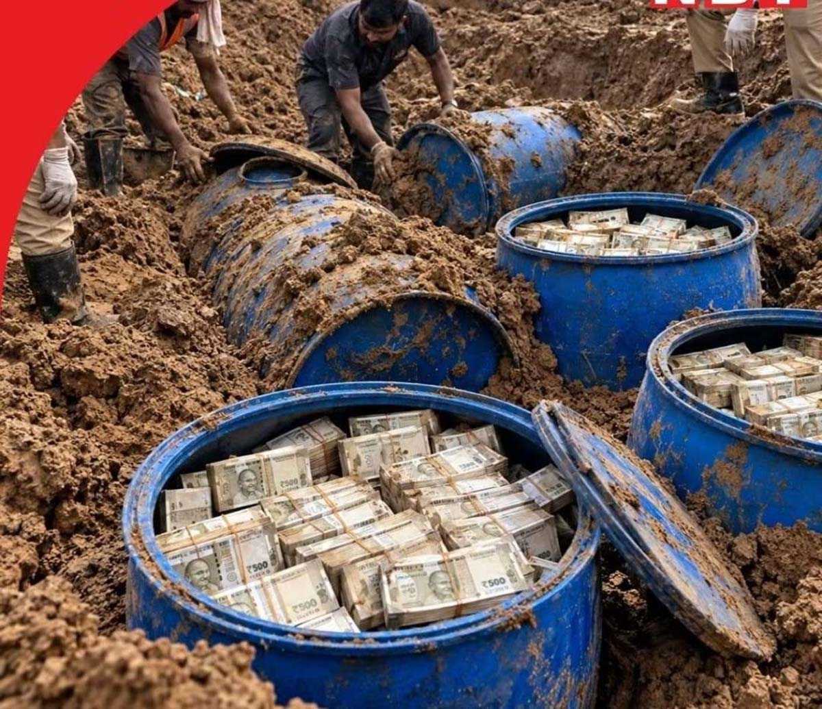 भारतको मेरठमा नीलो ड्रममा शव होइन, भेटियो करोडौँ भारतीय रुपैयाँ